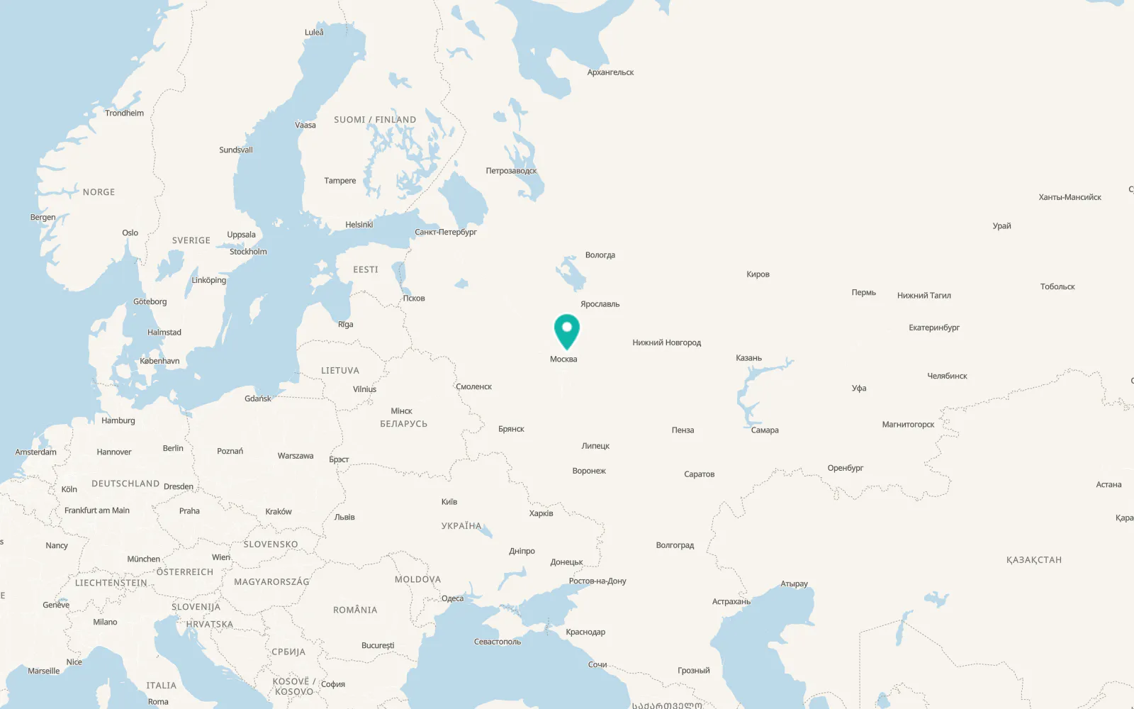 Map of Korolev