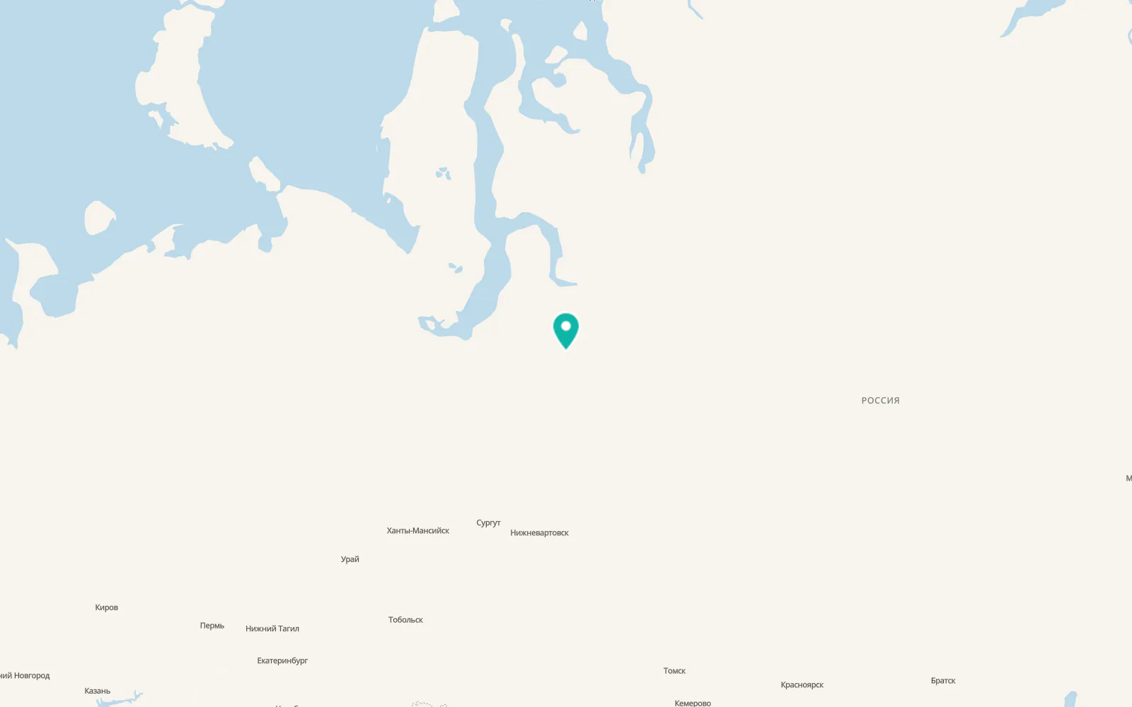Map of Korotchaevo