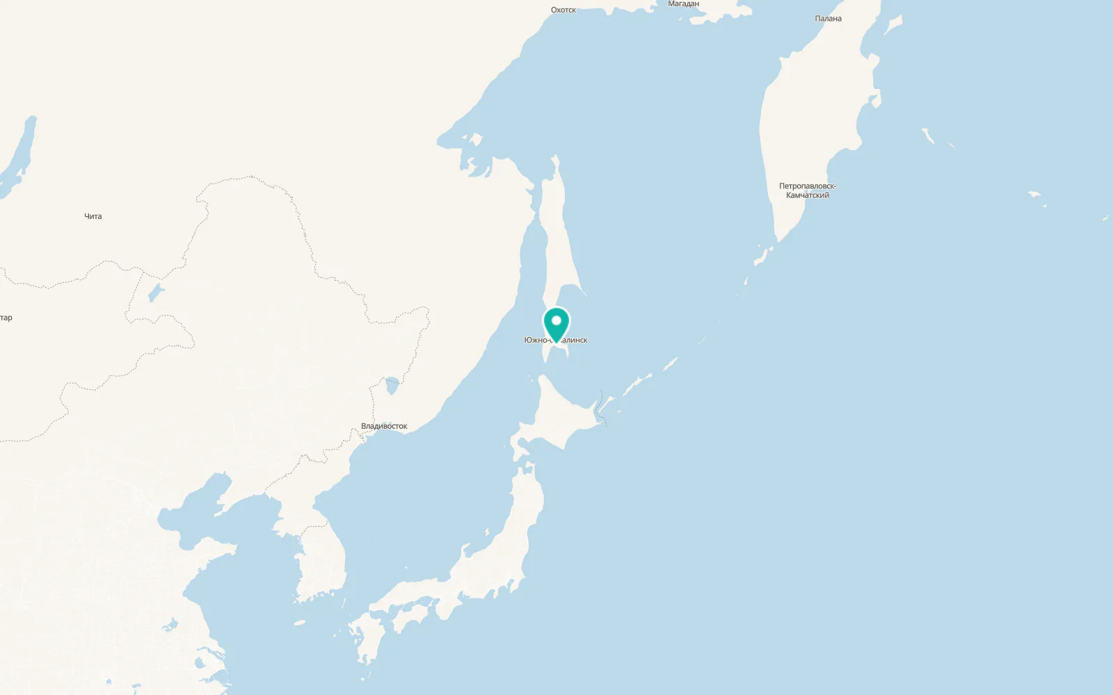 Map of Korsakov