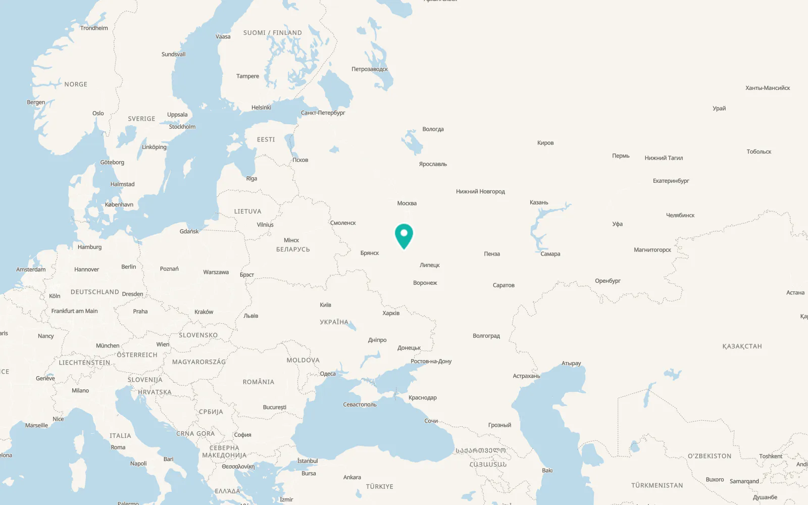 Map of Korsakovo