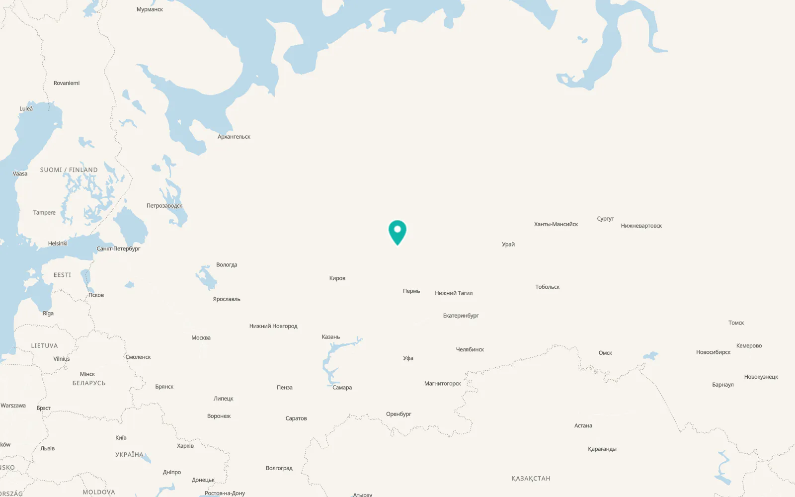 Map of Kosa