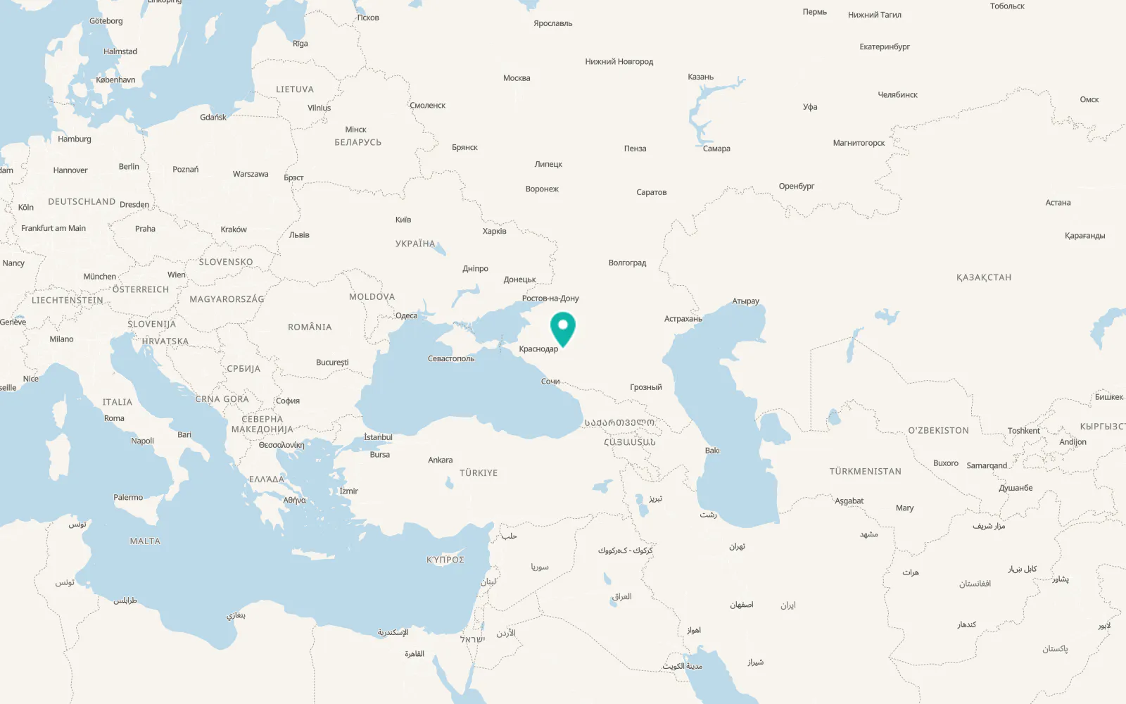 Map of Koshekhabl’