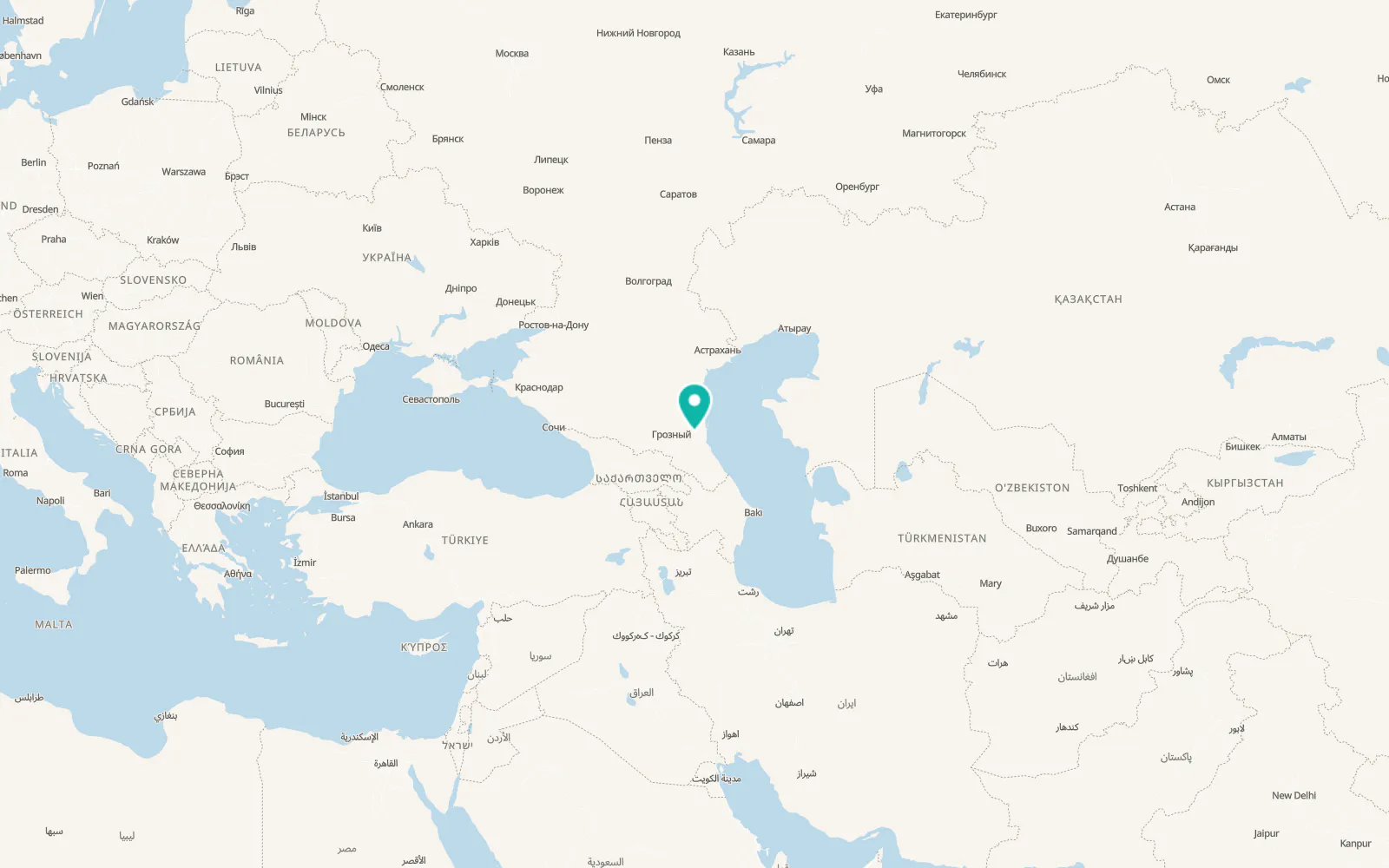 Map of Kostek