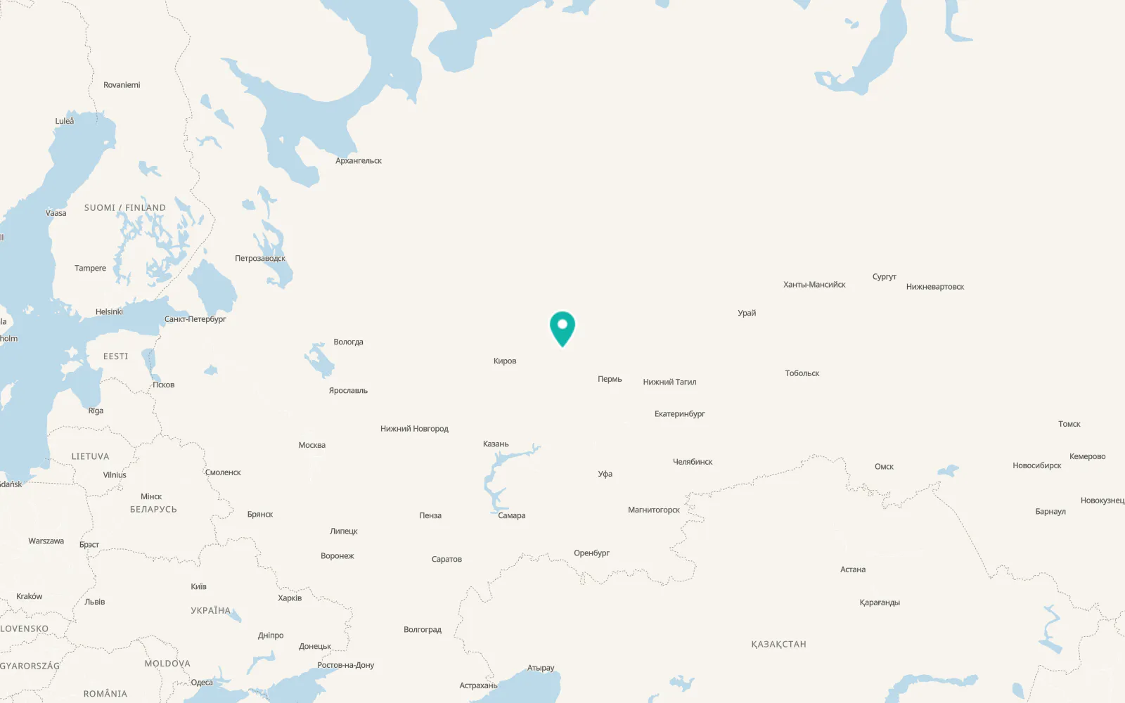 Map of Kostino