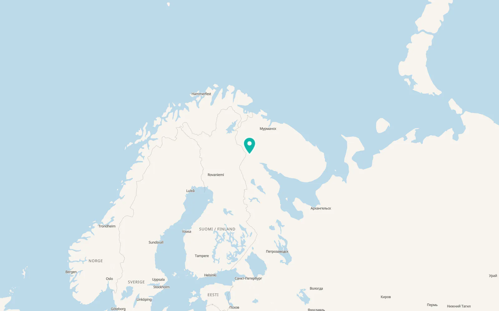 Map of Kovdor