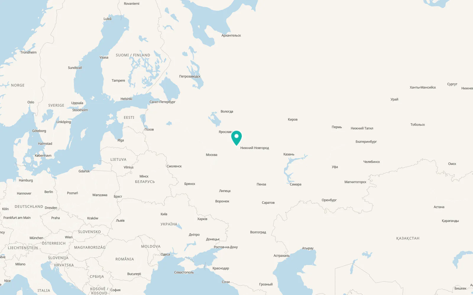 Map of Kovrov