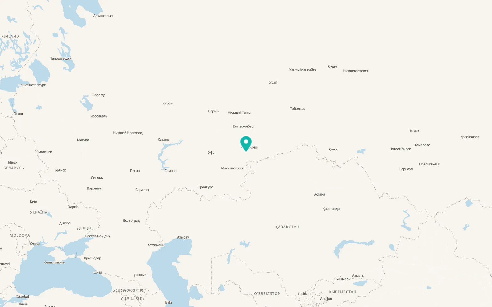 Map of Koyelga