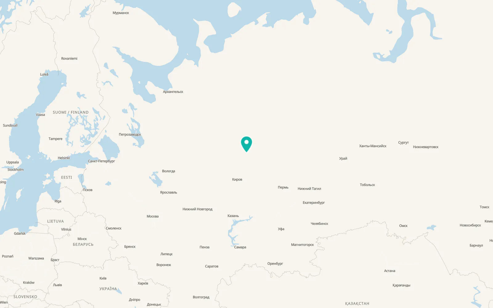 Map of Koygorodok