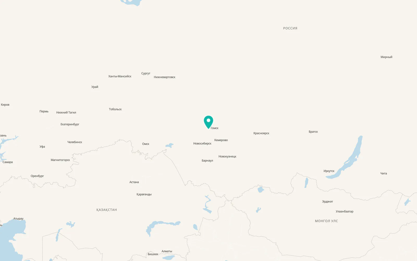 Map of Kozhevnikovo