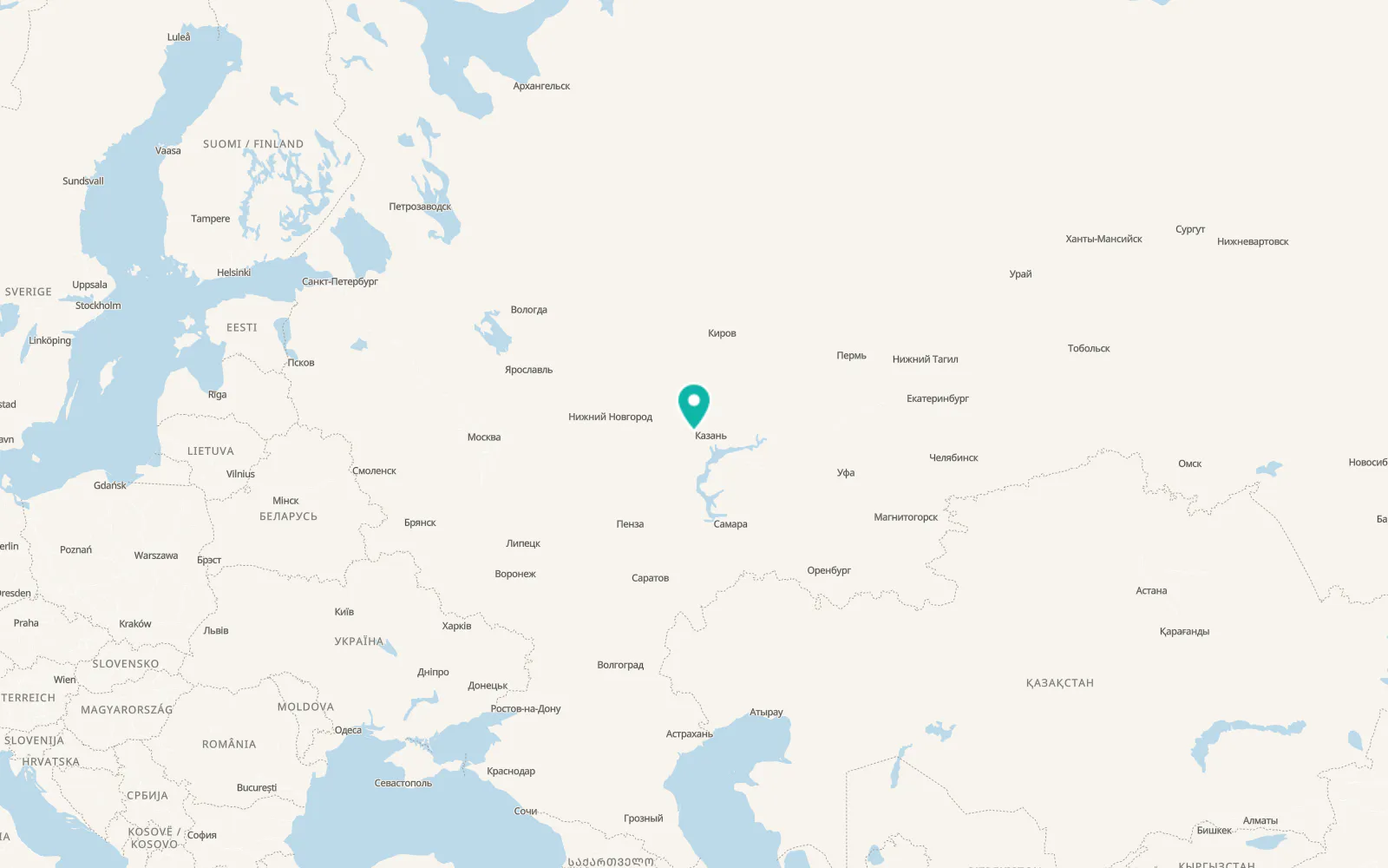 Map of Kozlovka