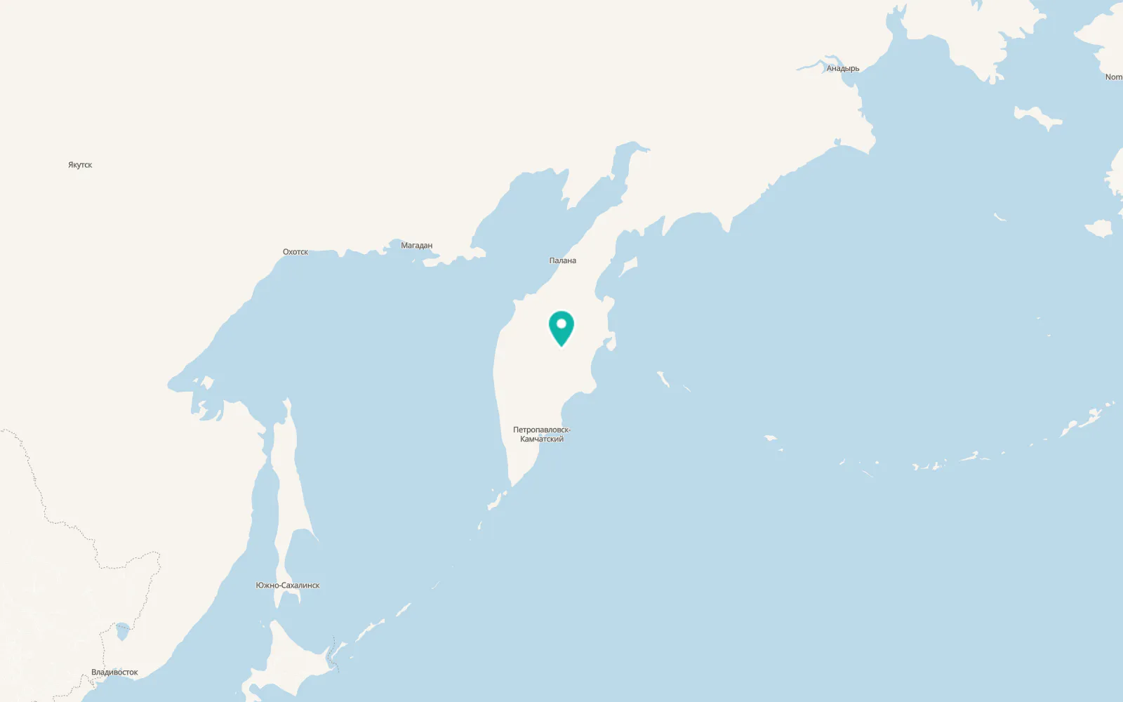 Map of Kozyrevsk