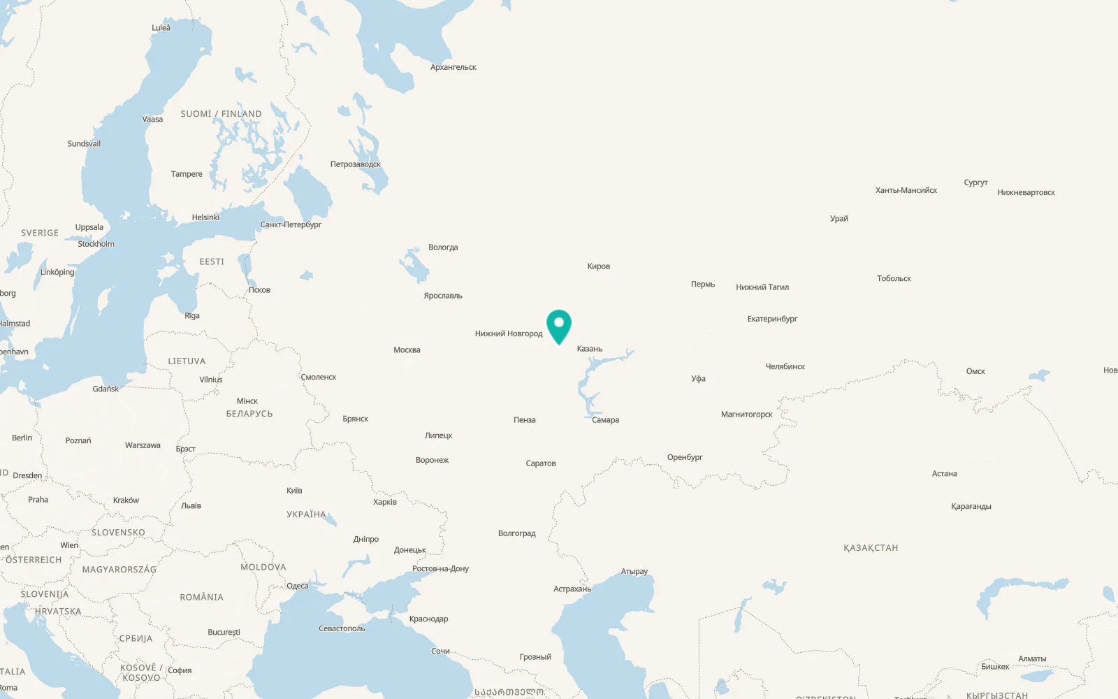 Map of Krasnoarmeyskoye