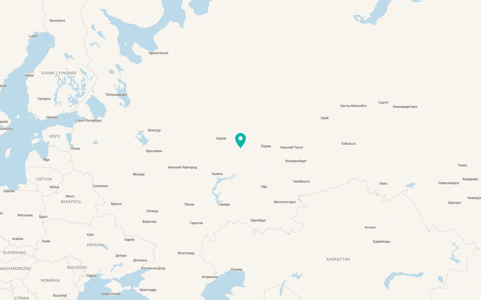 Map of Krasnogorskoye
