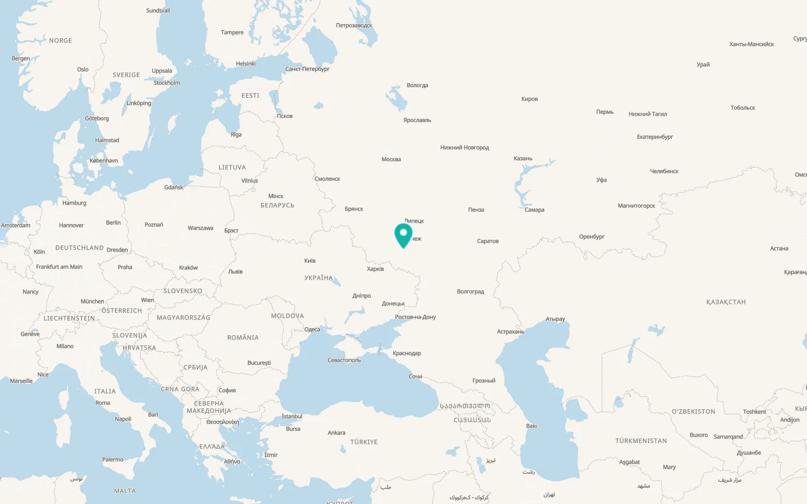 Map of Krasnoye