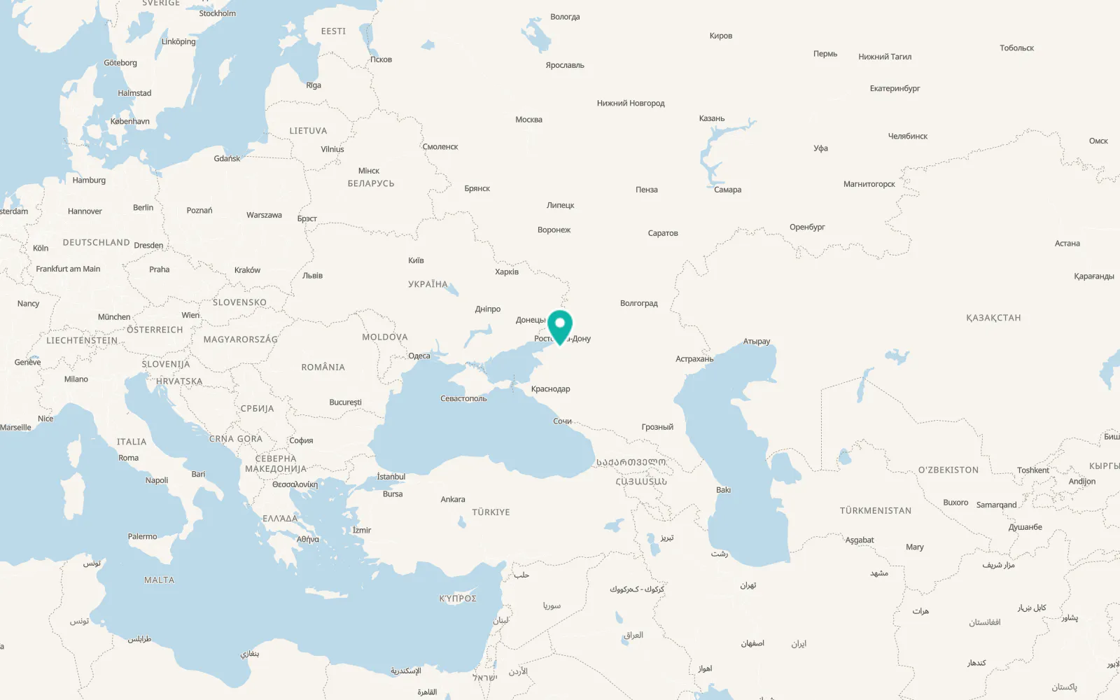 Map of Krasnoye