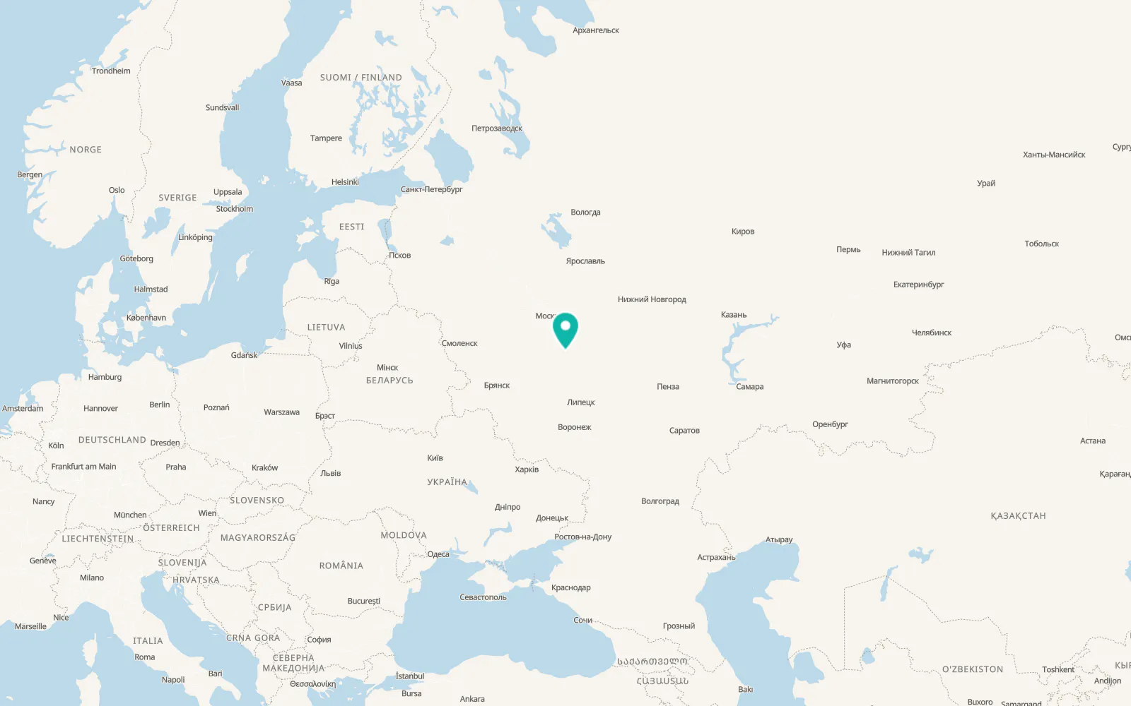 Map of Krasnoye