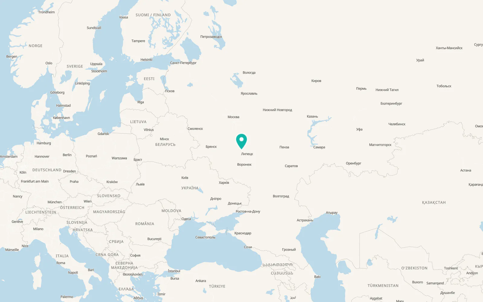 Map of Krasnoye