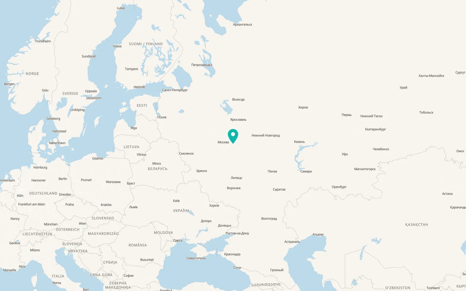 Map of Krasnyy Tkach