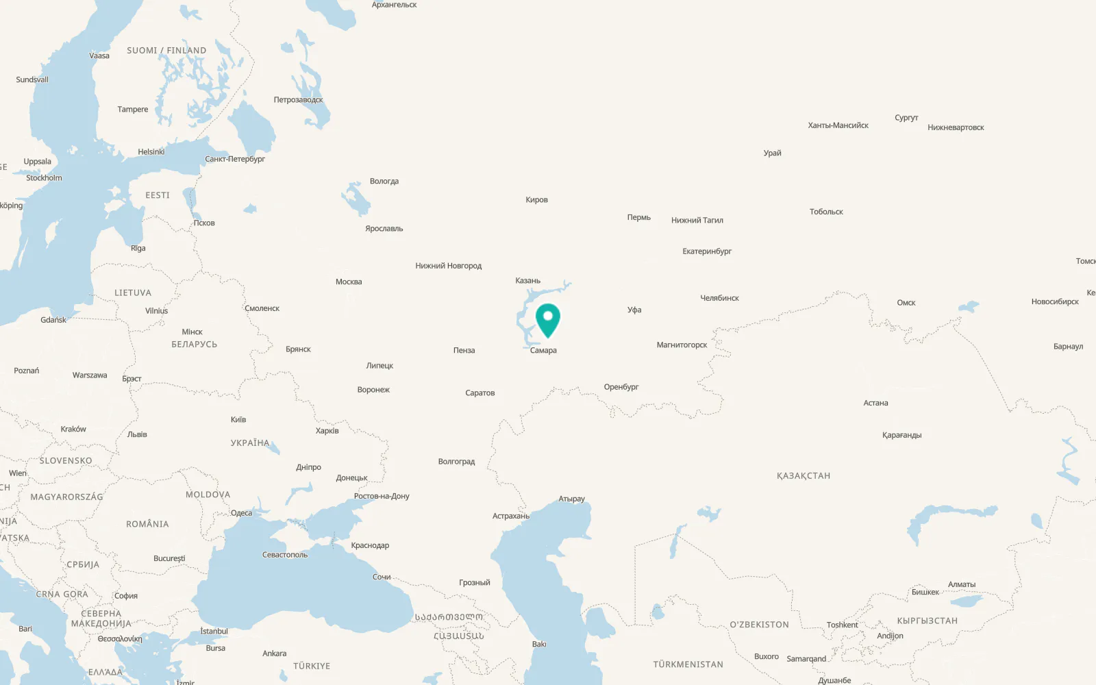 Map of Krasnyy Yar