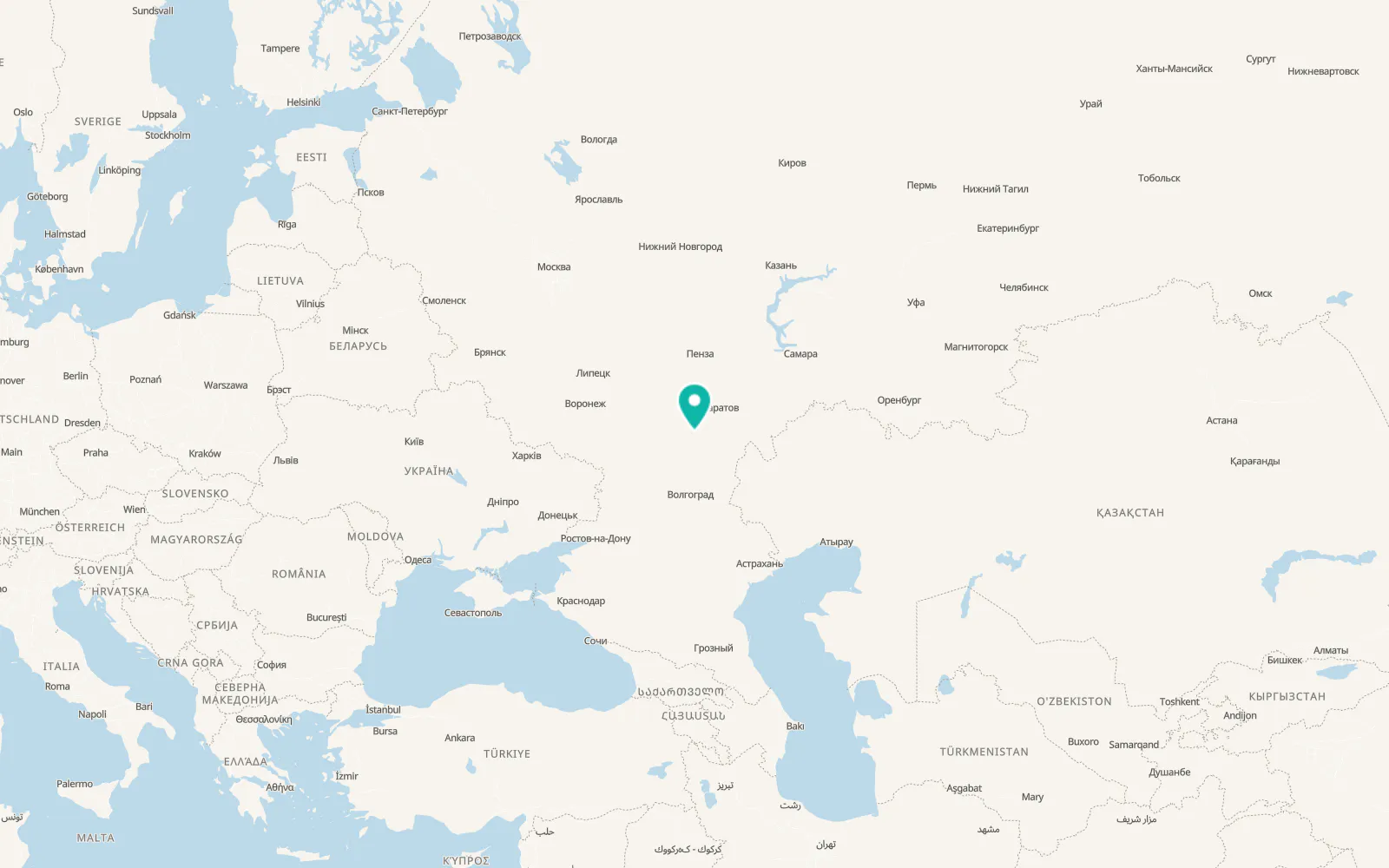 Map of Krasnyy Yar