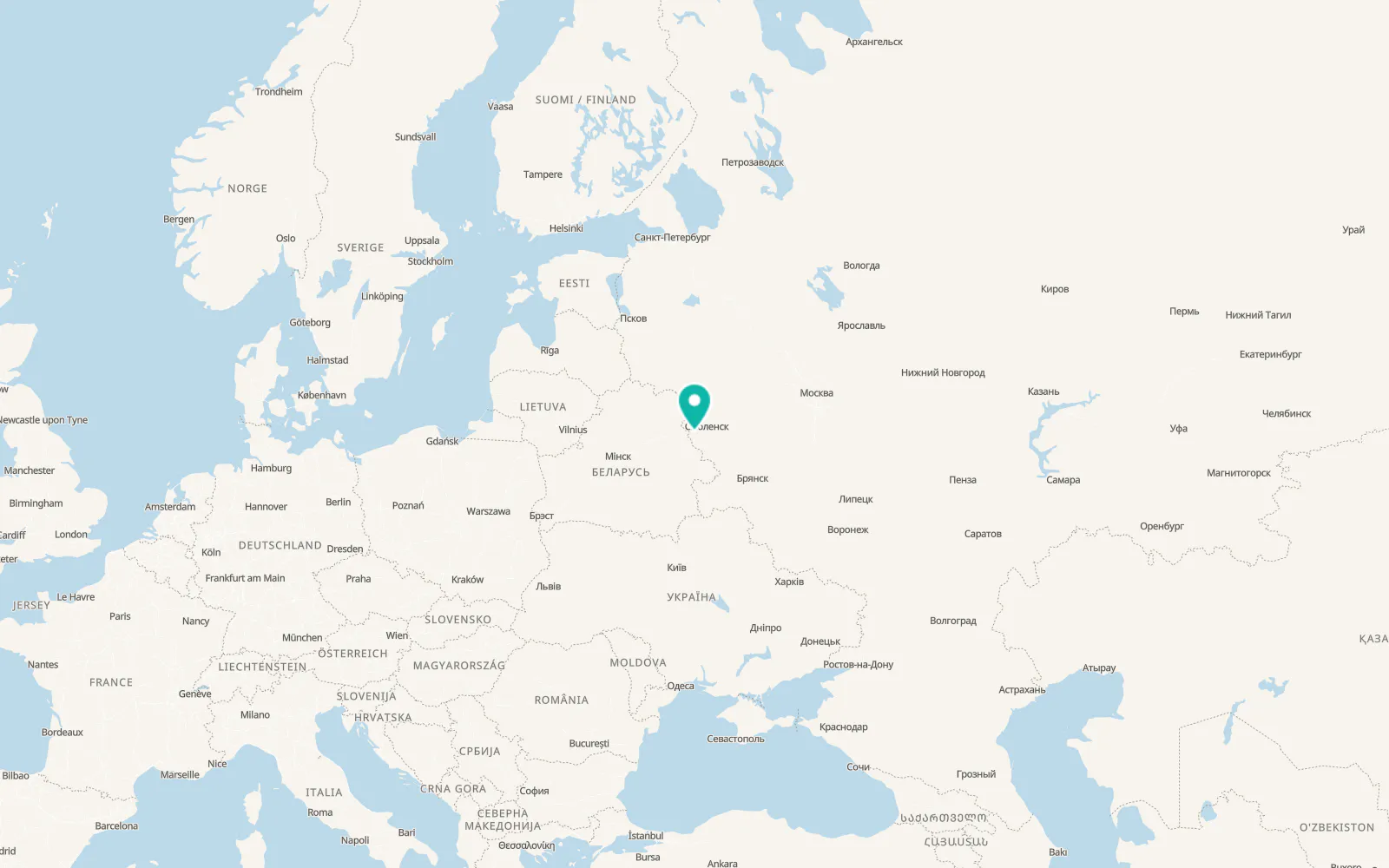 Map of Krasnyy
