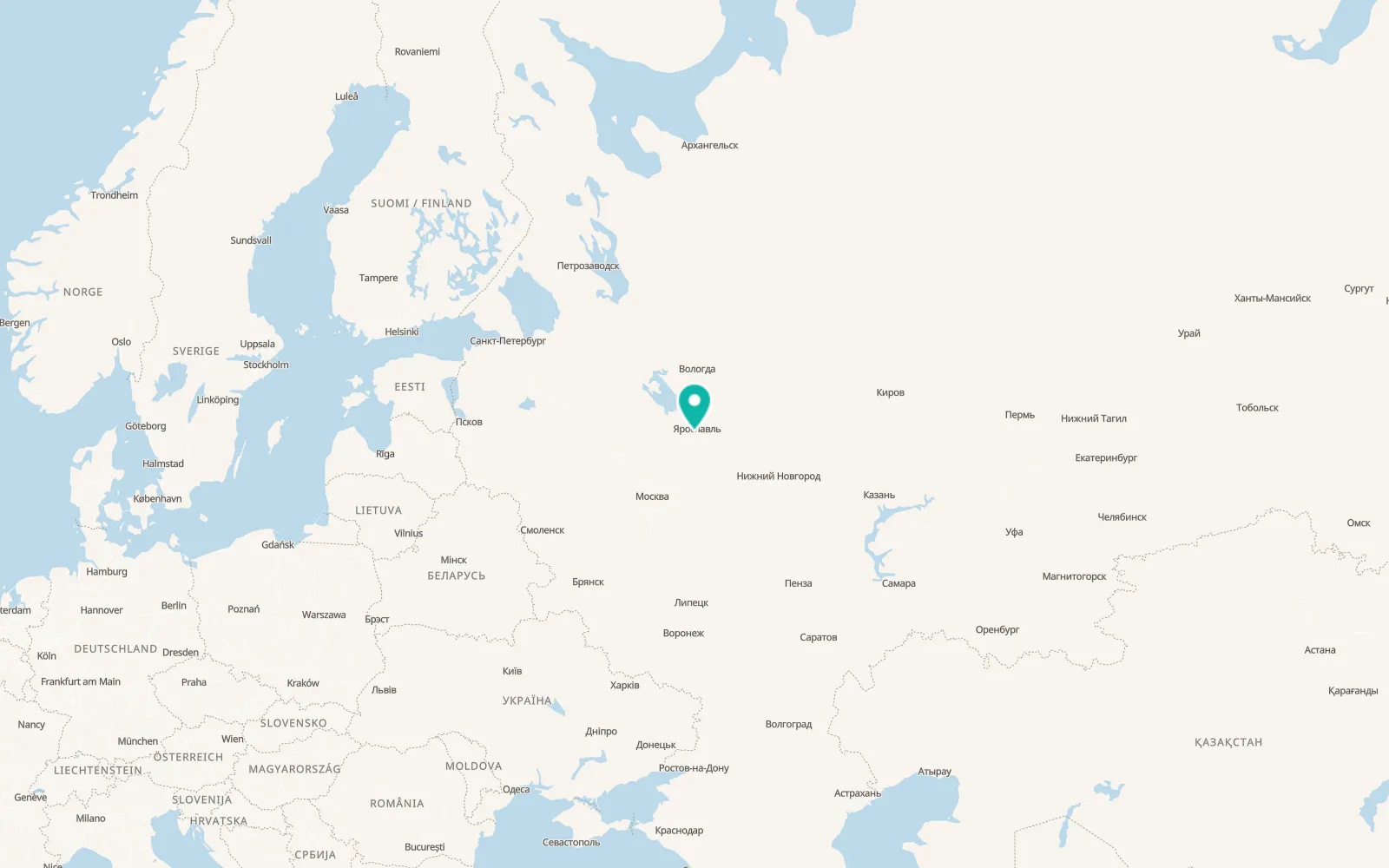 Map of Krasnyye Tkachi