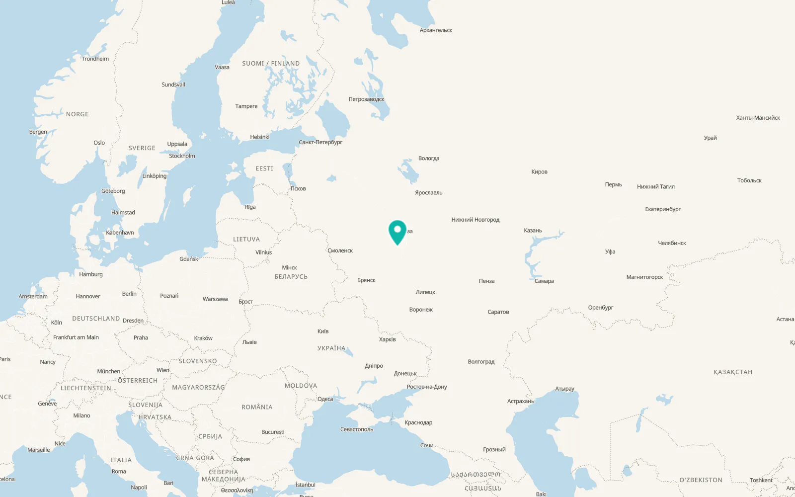 Map of Kremenki