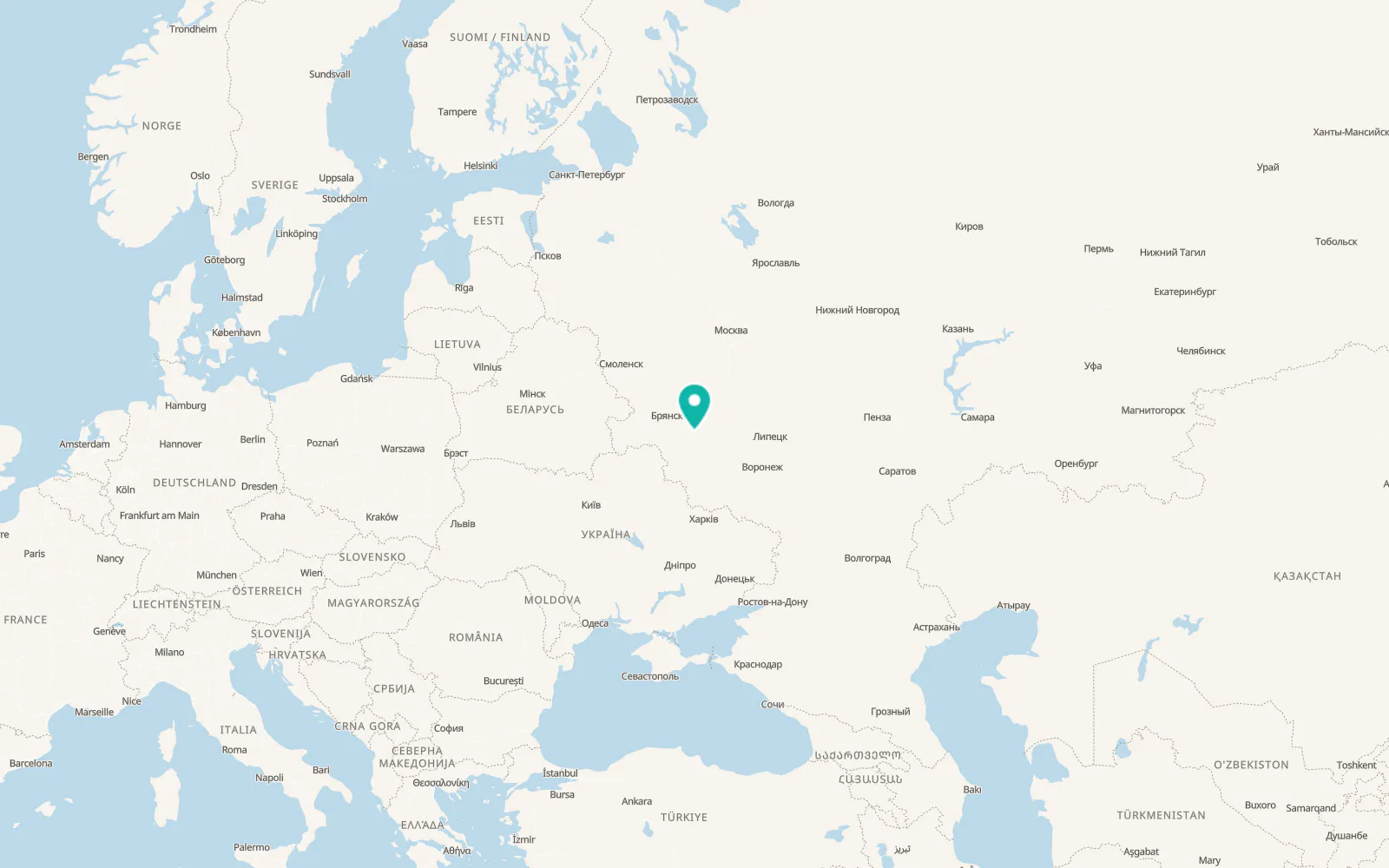 Map of Kromy