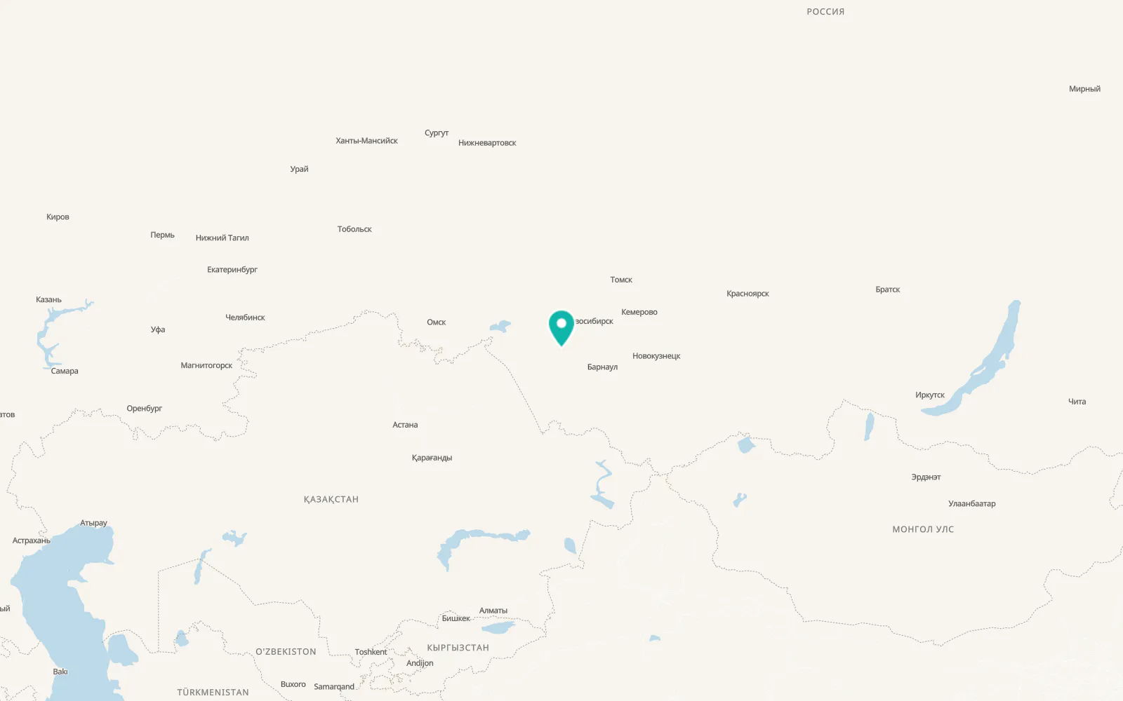 Map of Krutikha