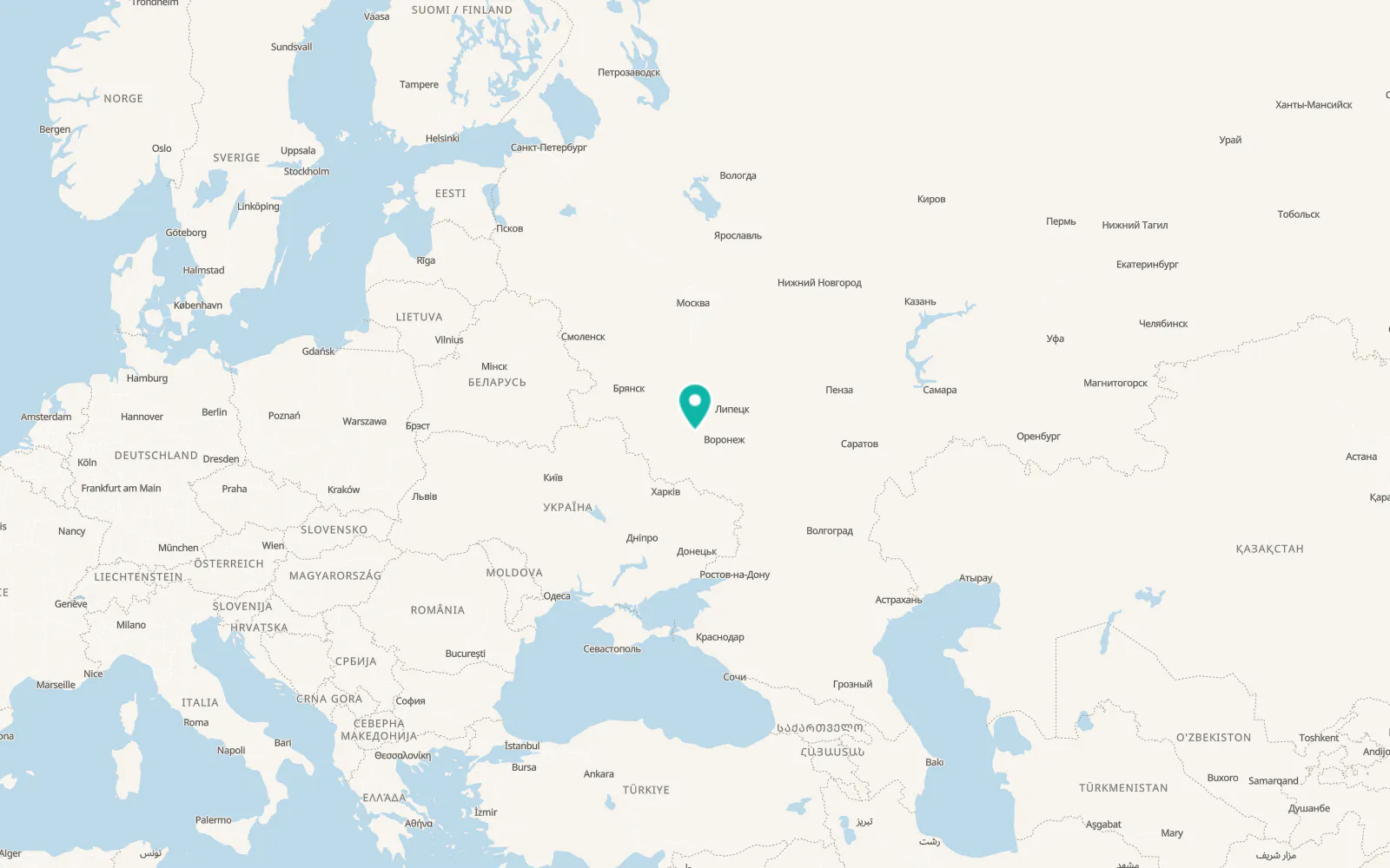 Map of Kshenskiy