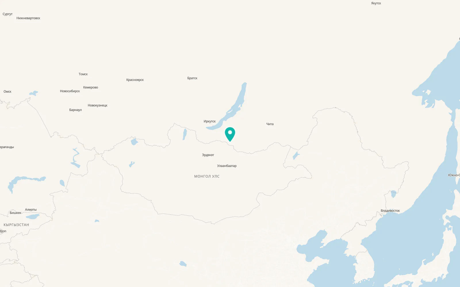 Map of Kudara-Somon
