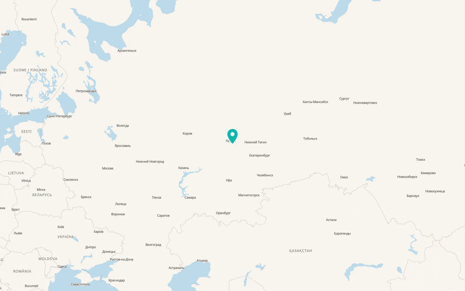 Map of Kukushtan