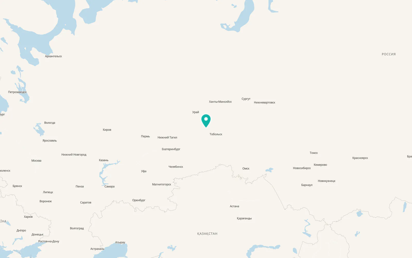 Map of Kuminskiy