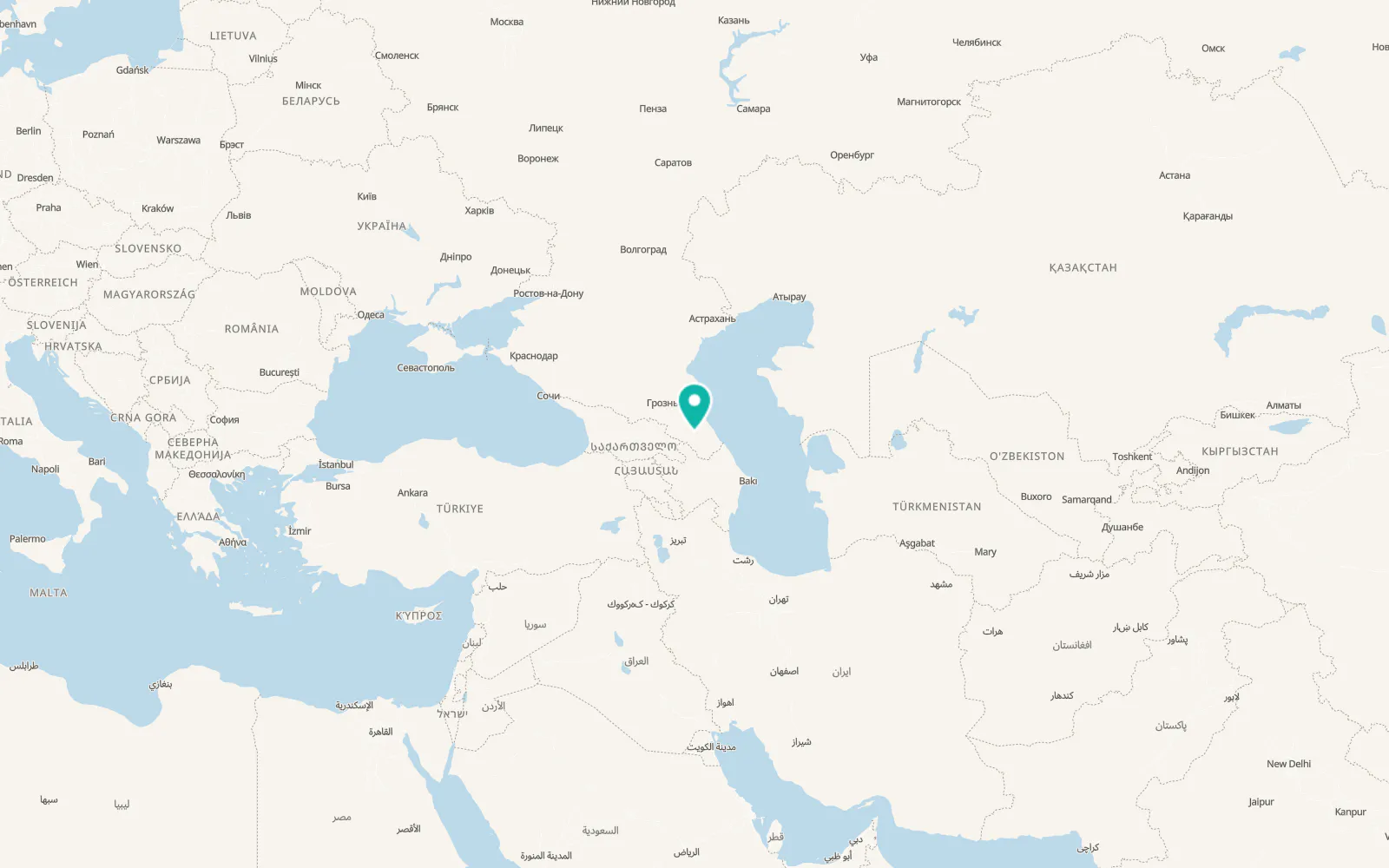 Map of Kumukh