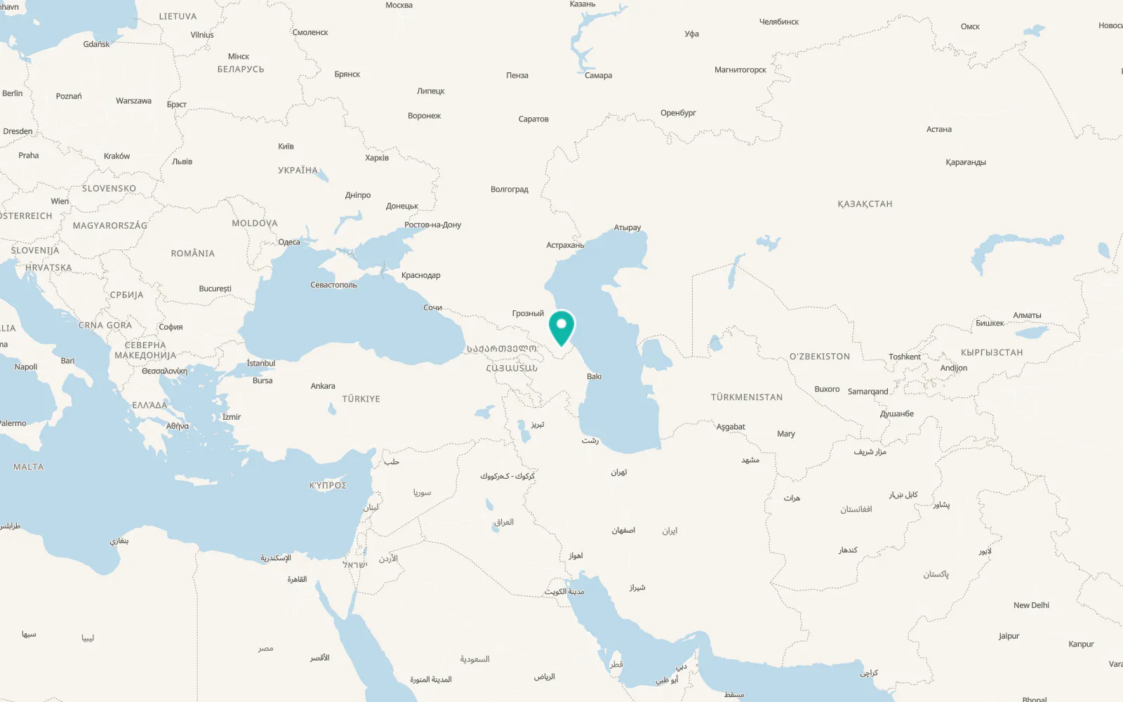 Map of Kurakh