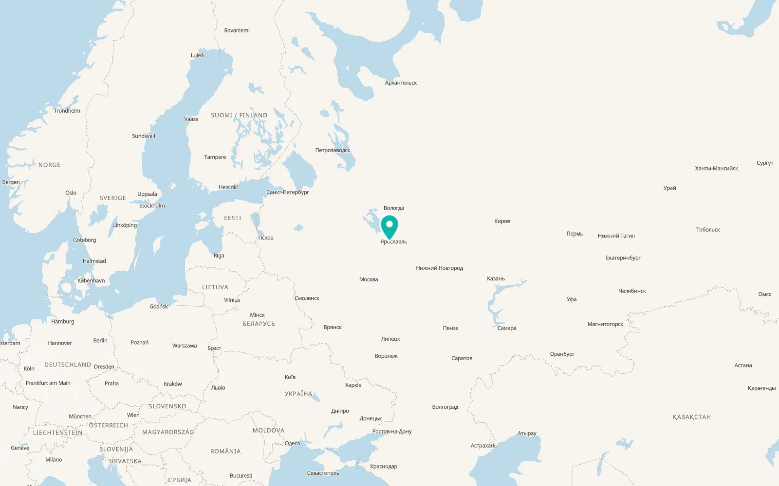 Map of Kurba