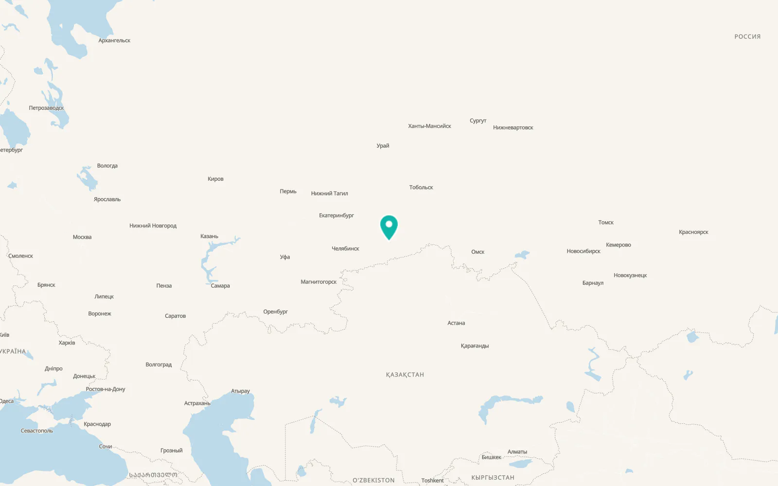 Map of Kurgan