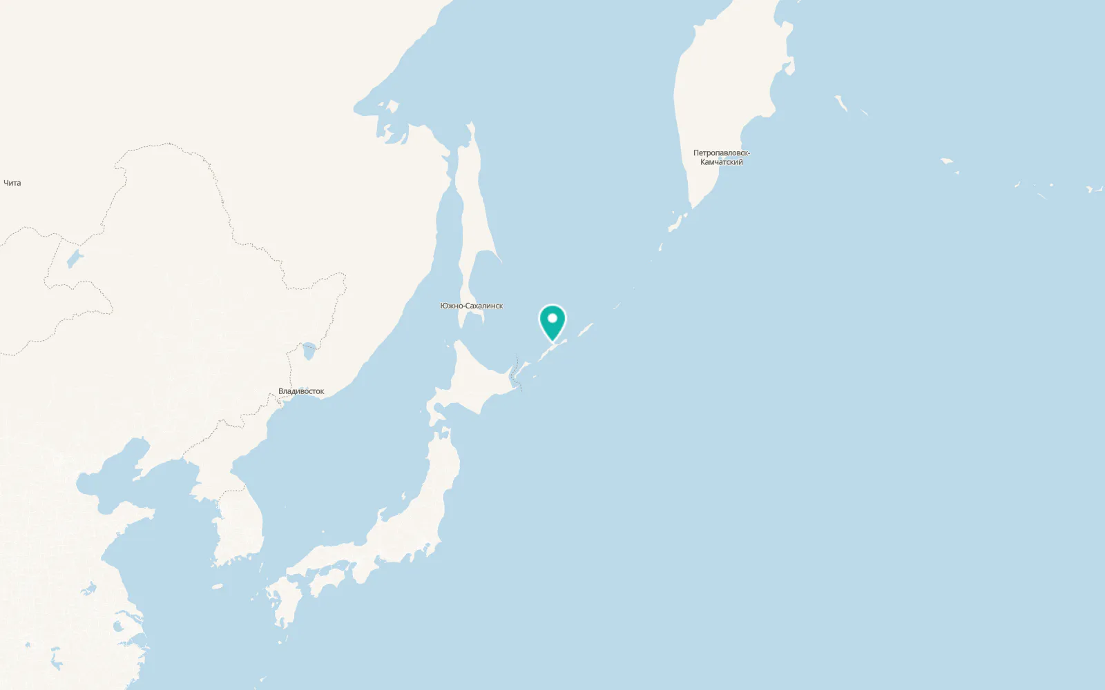Map of Kuril’sk
