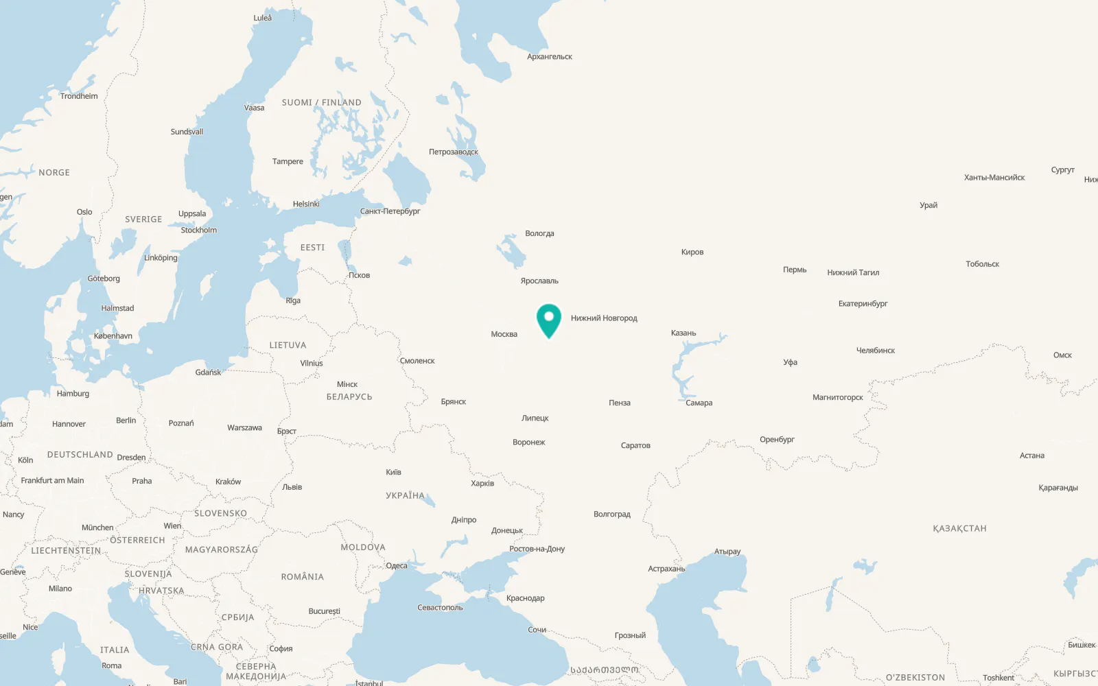 Map of Kurlovo