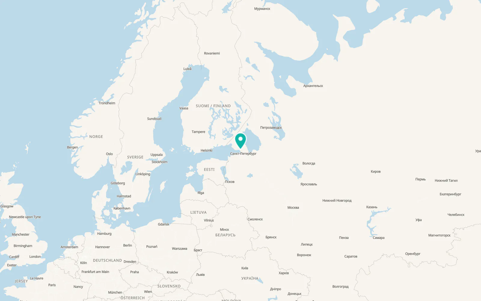 Map of Kurortnyy
