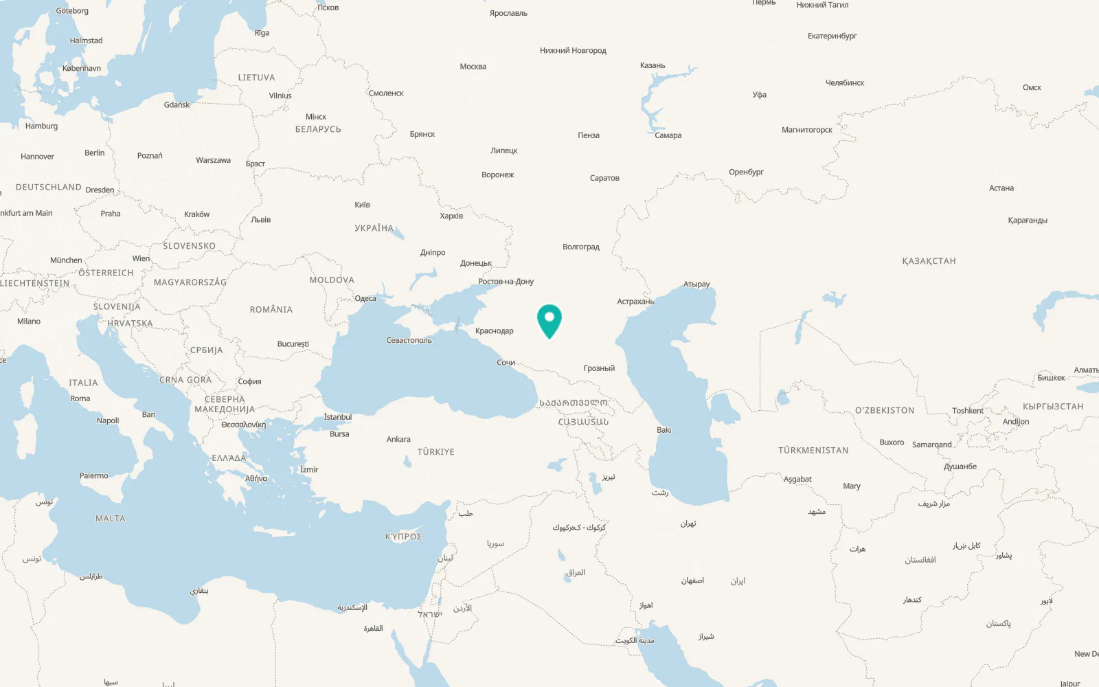 Map of Kursavka