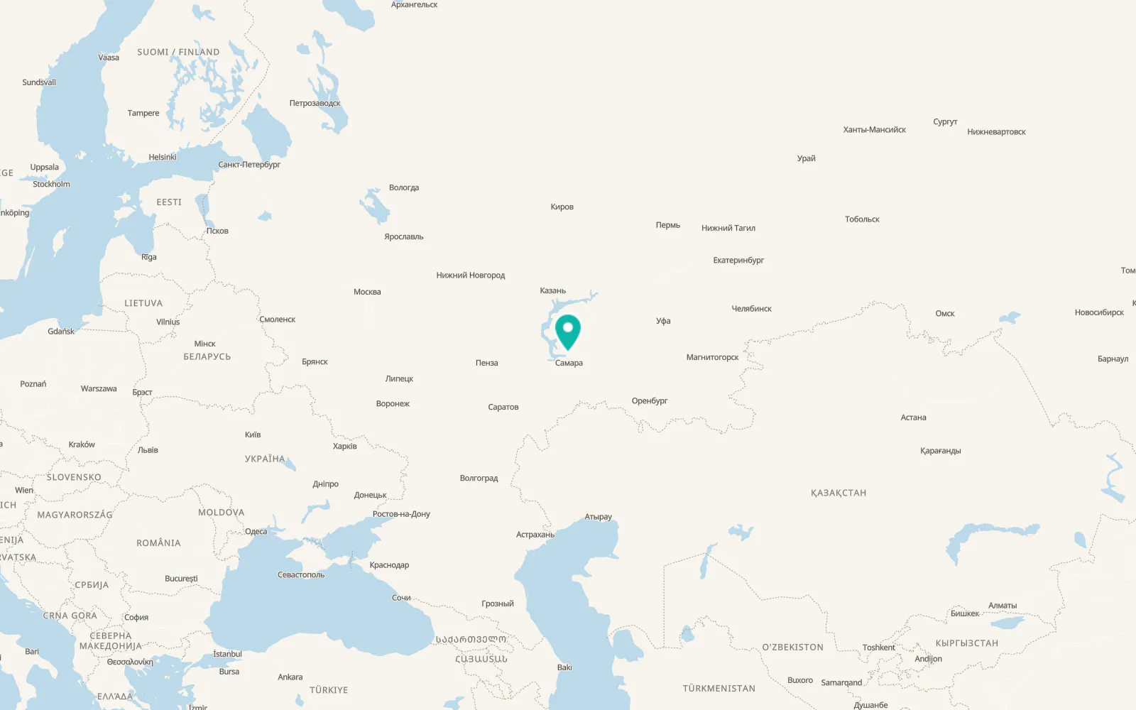 Map of Kurumoch