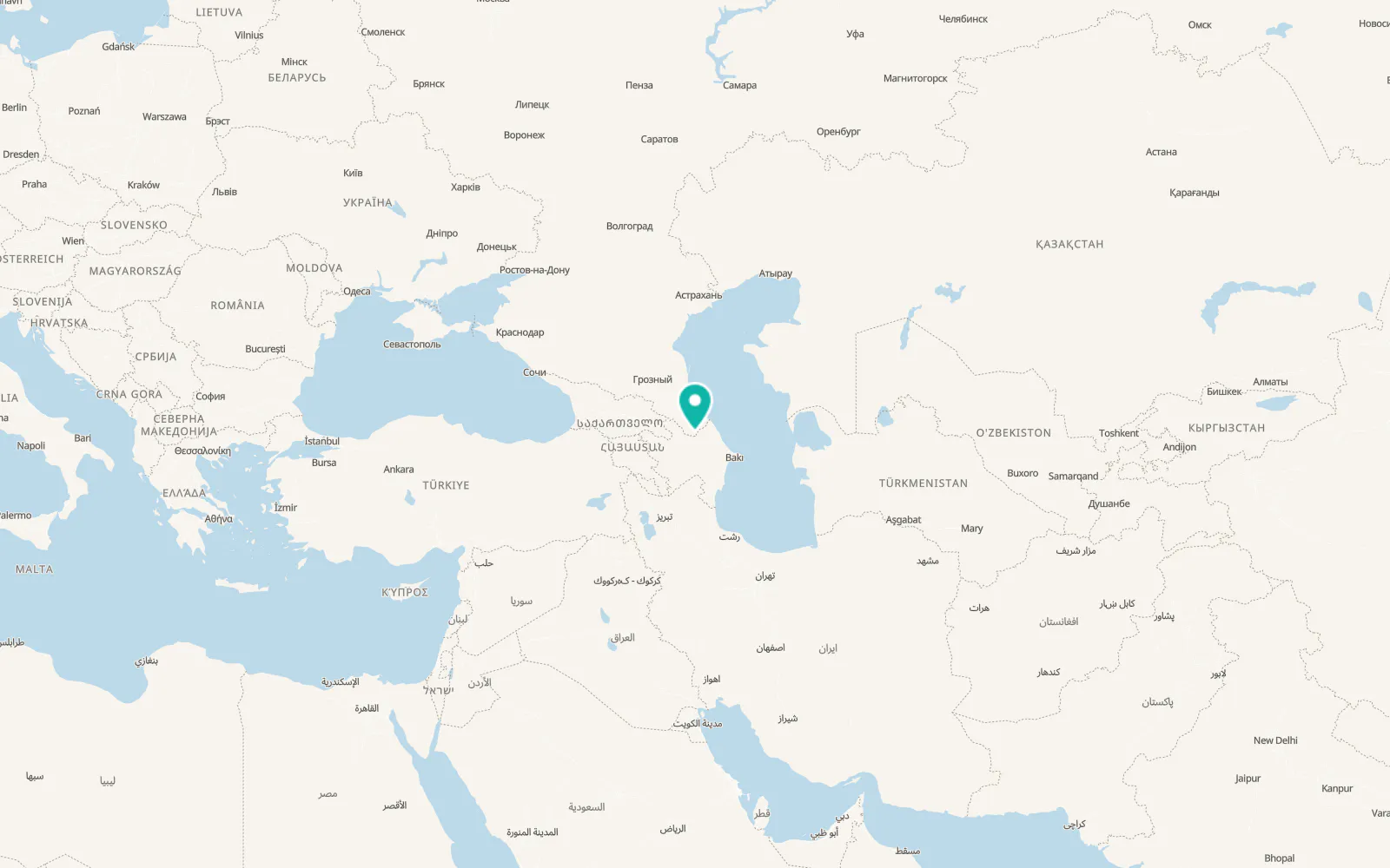 Map of Kurush