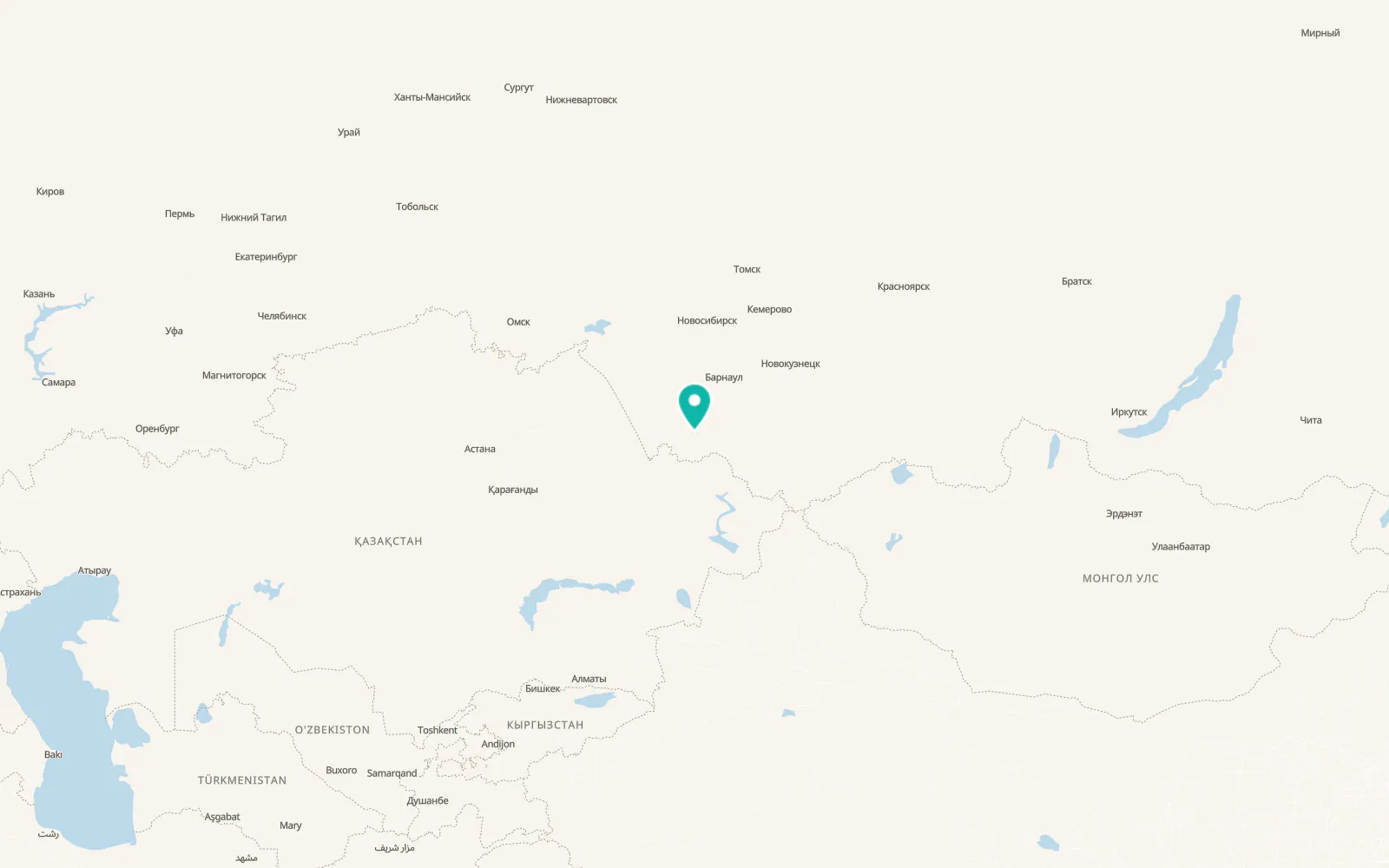 Map of Kur’ya