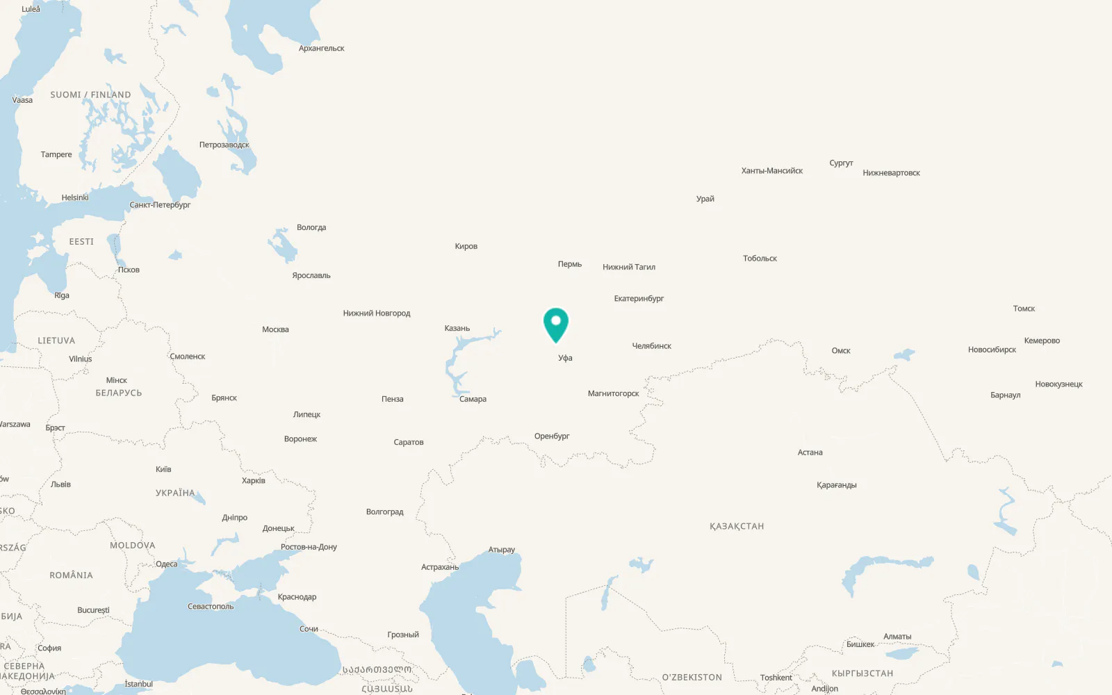 Map of Kushnarënkovo