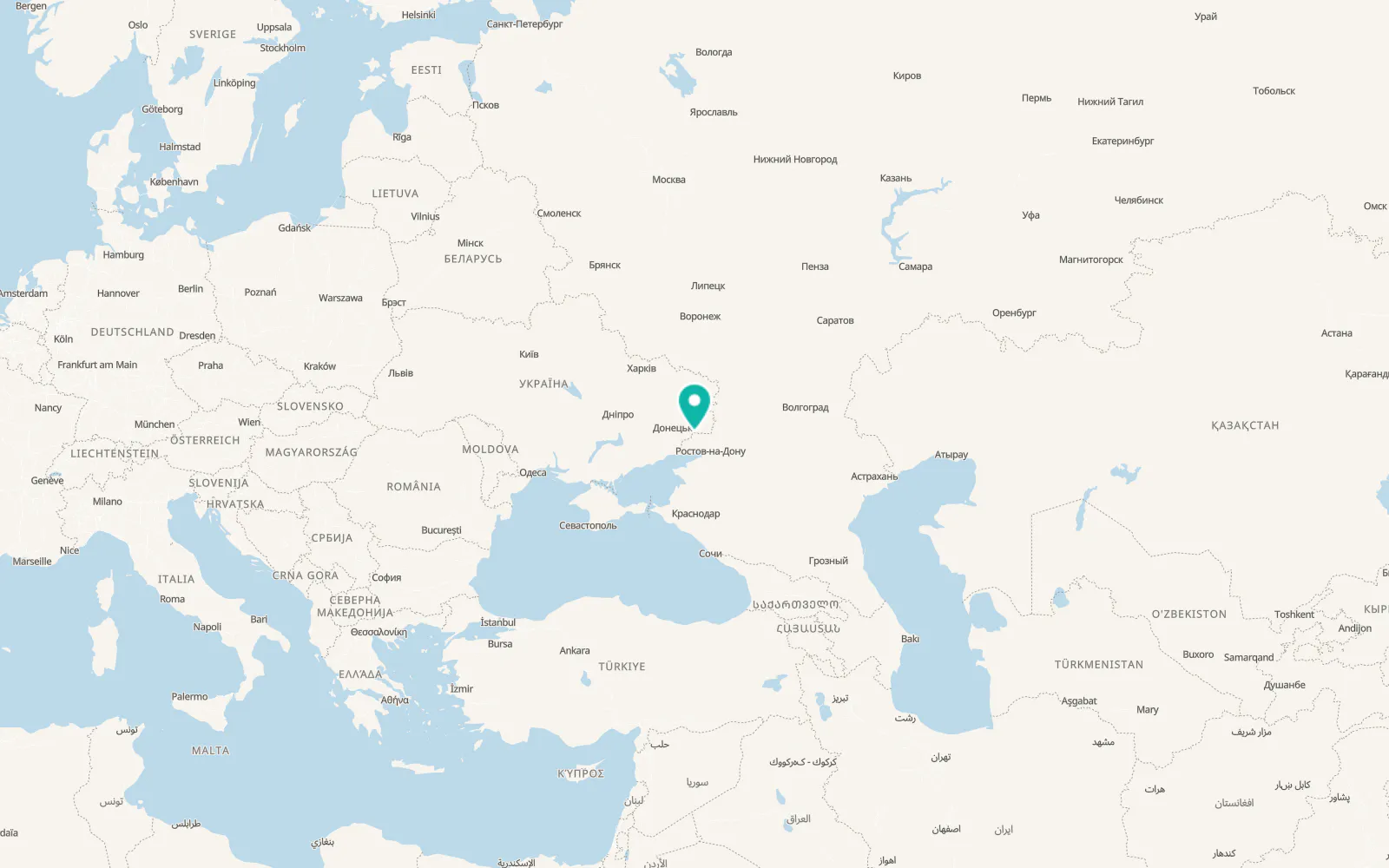 Map of Kuybyshevo