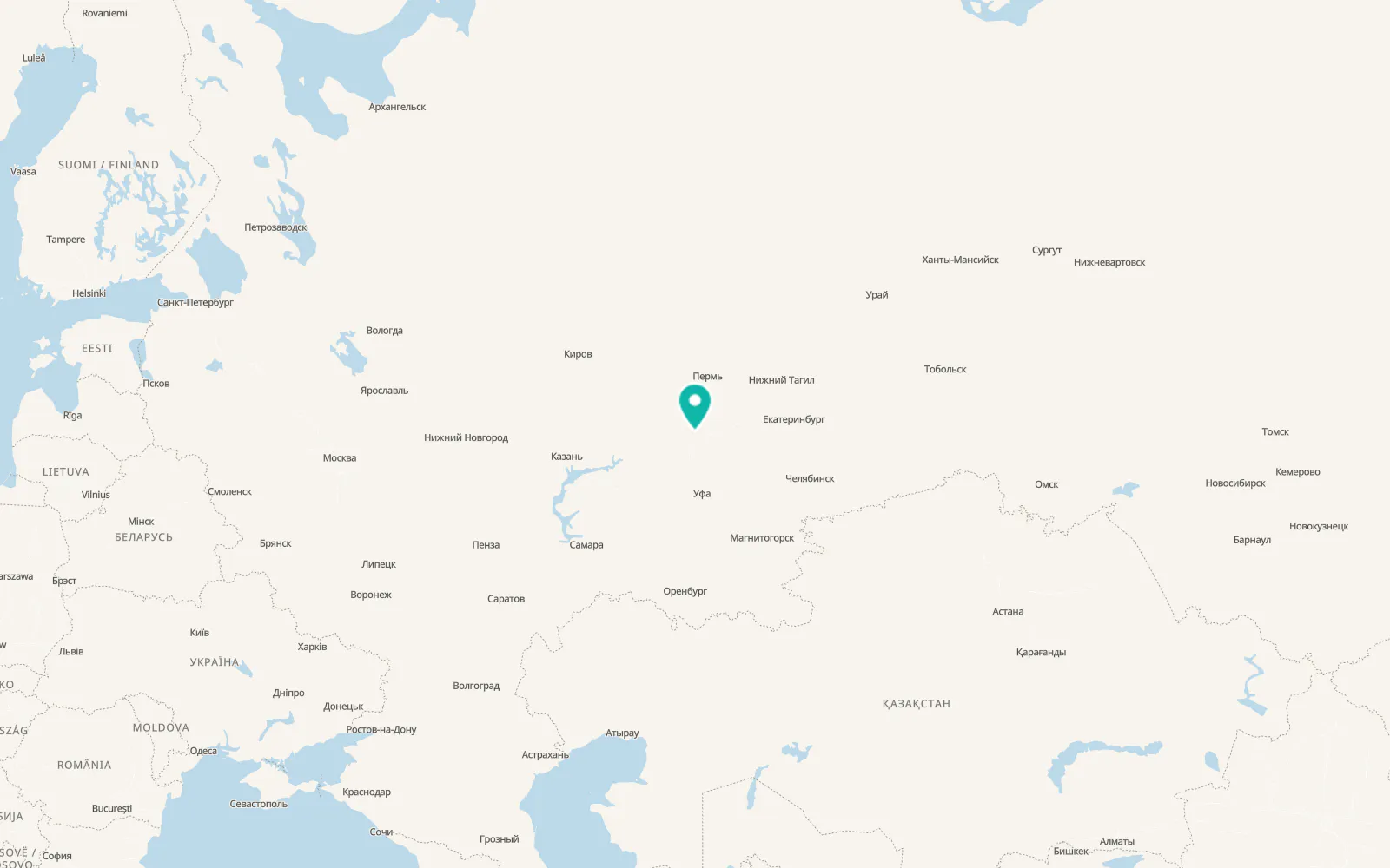 Map of Kuyeda