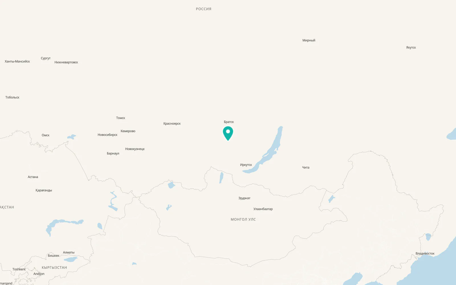 Map of Kuytun