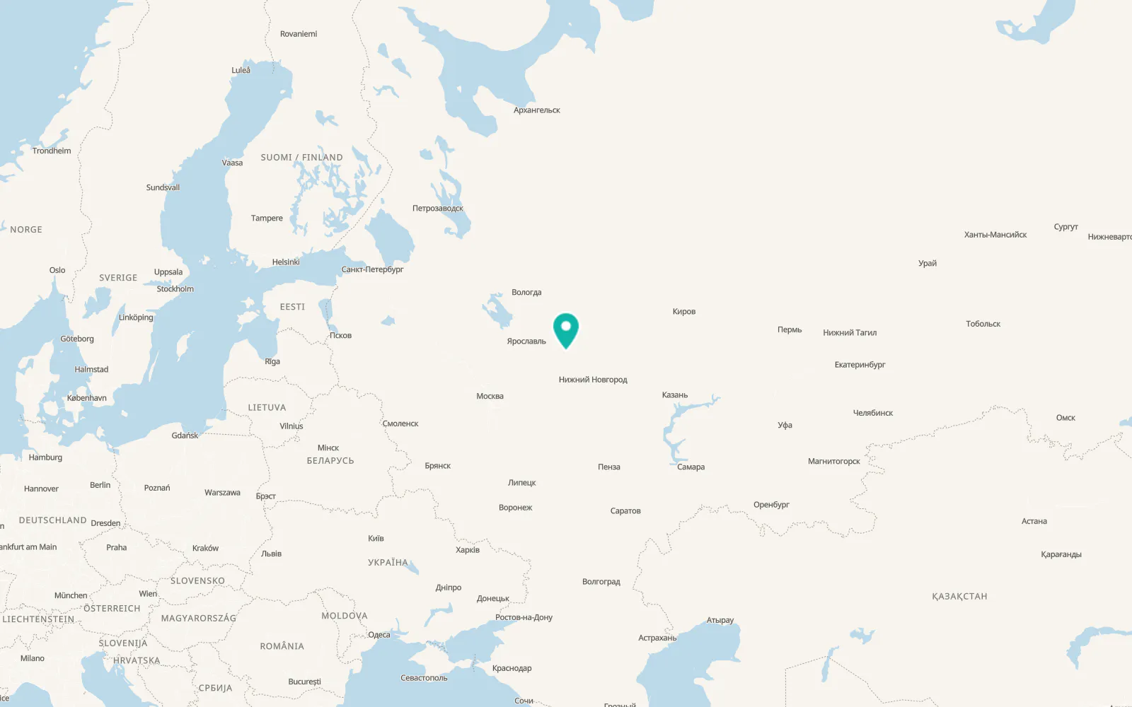 Map of Kuznechikha