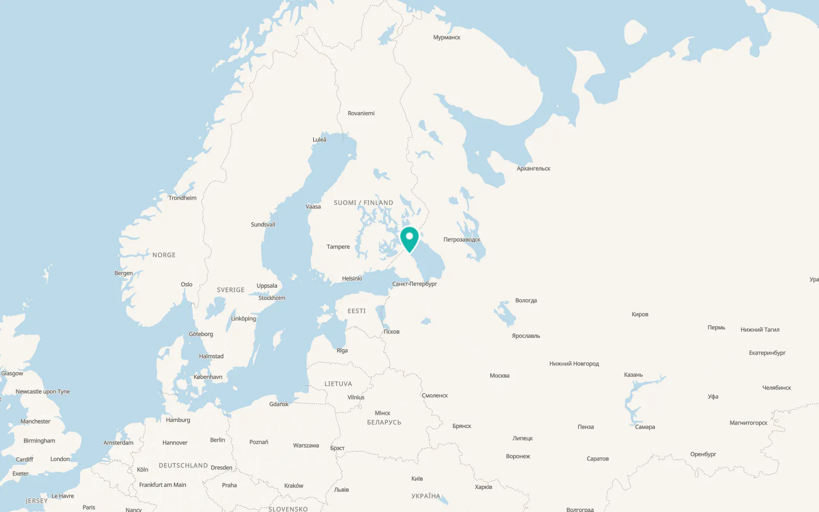 Map of Kuznechnoye